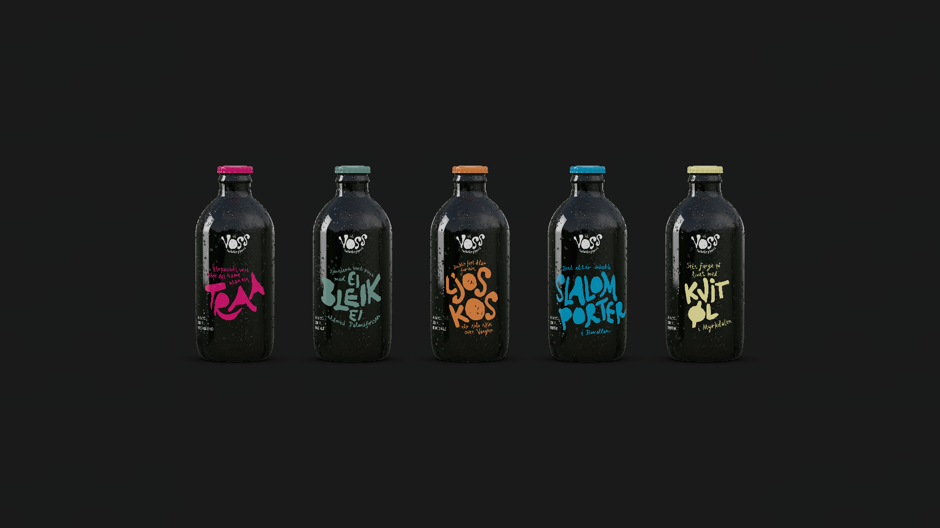 Voss Fellesbryggeri ølflasker